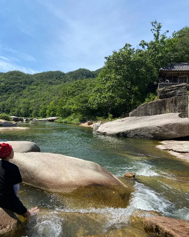 화양구곡의 아름다운 계곡