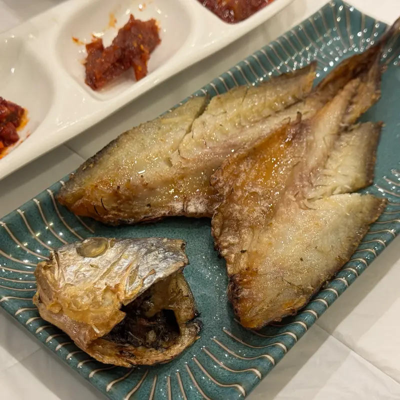 윤기가 흐르는 굴비