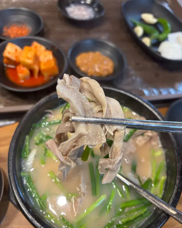 맛보기 순대의 아름다운 자태