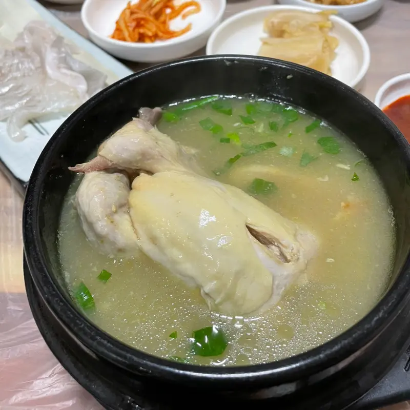 삼일횟집에서 맛본 삼계탕