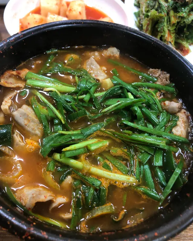 순대국밥 비주얼