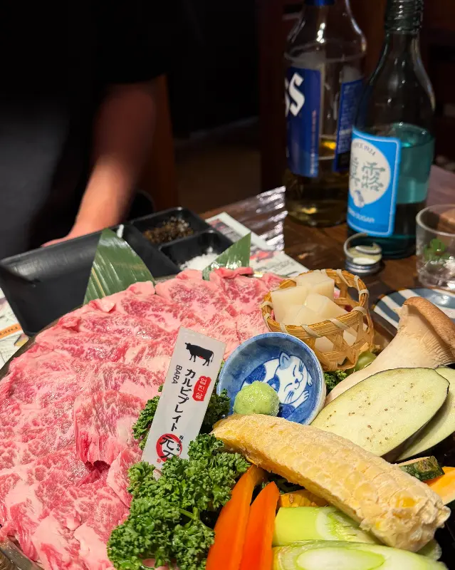 푸짐한 와규 한 상