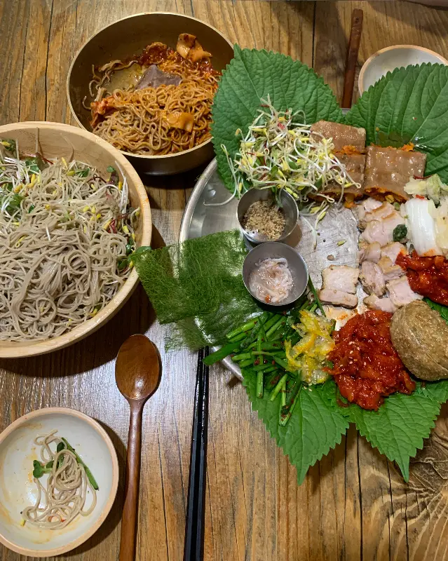 푸짐한 한 상 차림