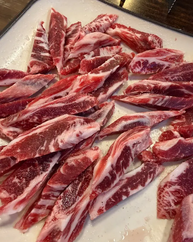 선홍빛 소갈비살