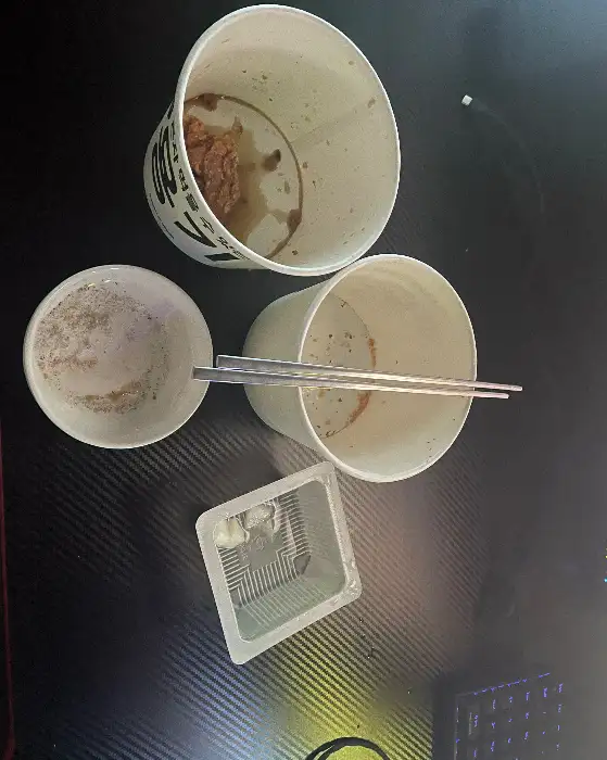 신림 맛집 일인반닭 음식 찌꺼기