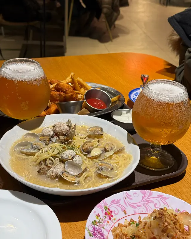 조개가 듬뿍 들어간 해장 파스타