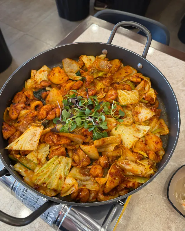 철판닭갈비 비주얼