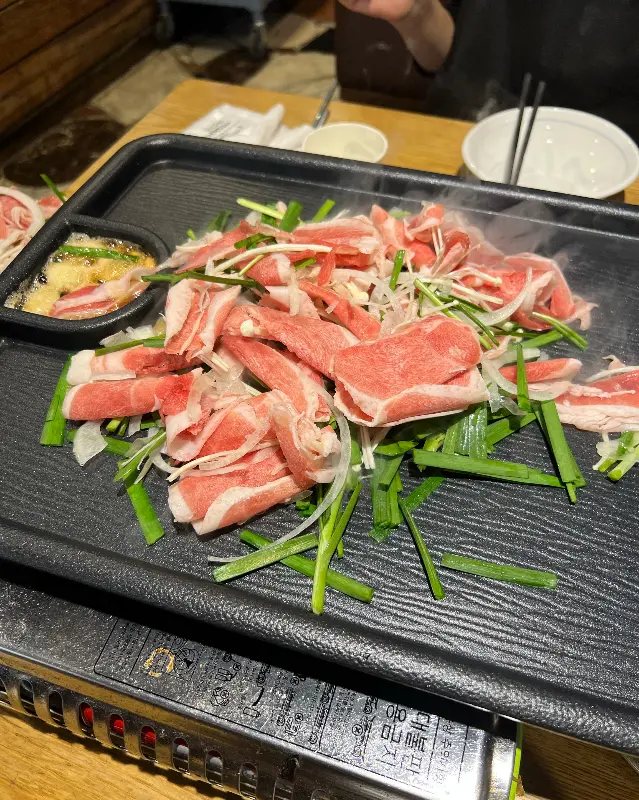 오리 차돌과 미나리의 만남