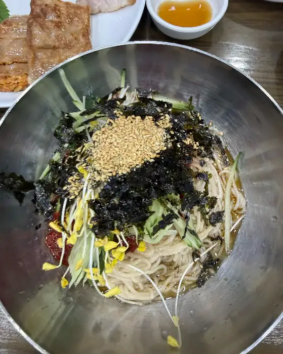 명태비빔메밀