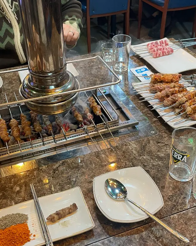 다 익은 양꼬치