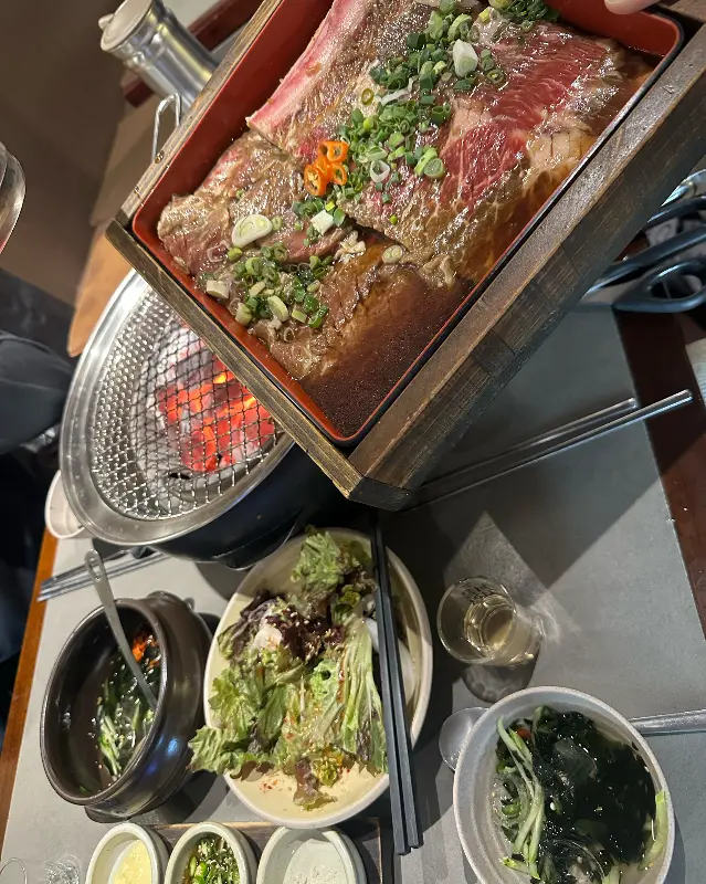 우대갈비 한 상