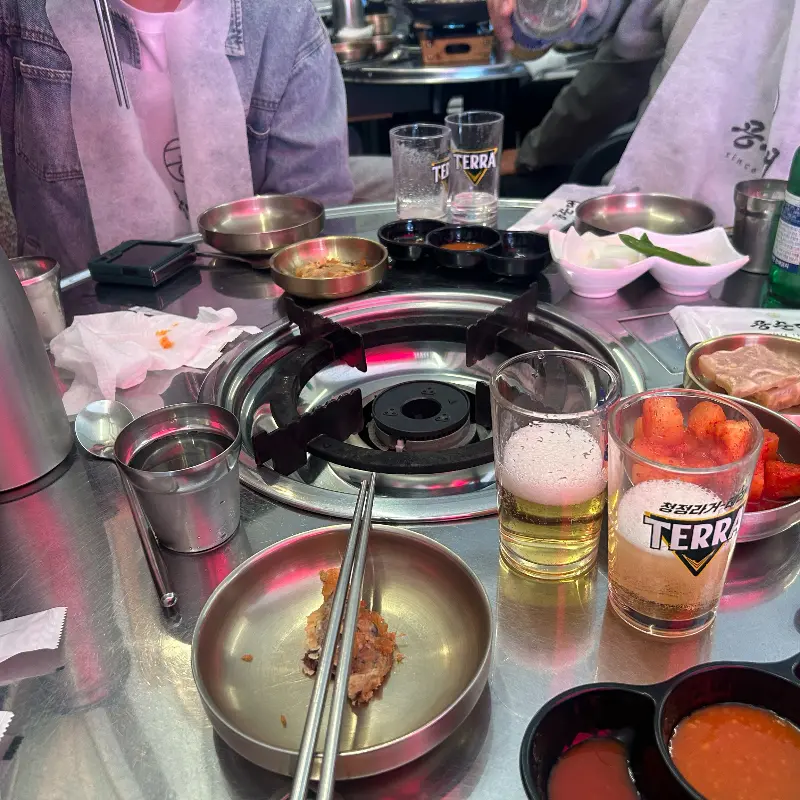 순대와 부속고기