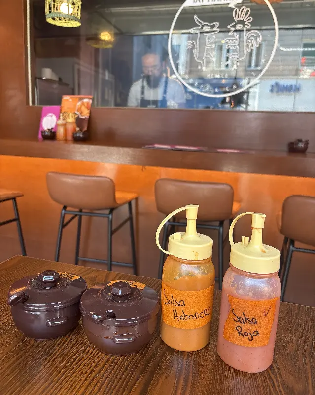 다양한 살사 소스