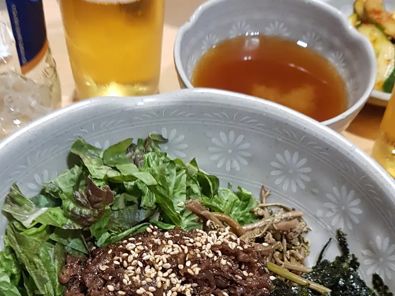 비빔밥과 맥주