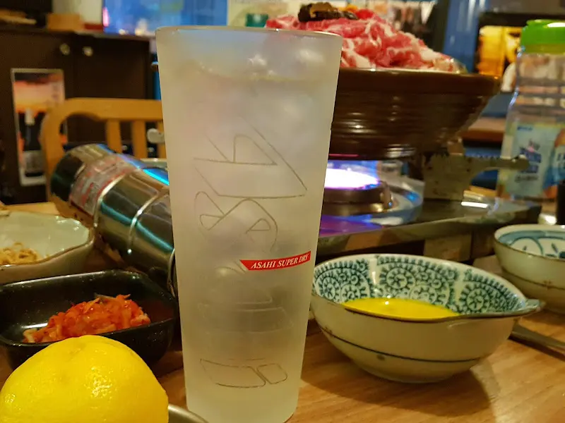 스키야키와 하이볼의 환상적인 조합