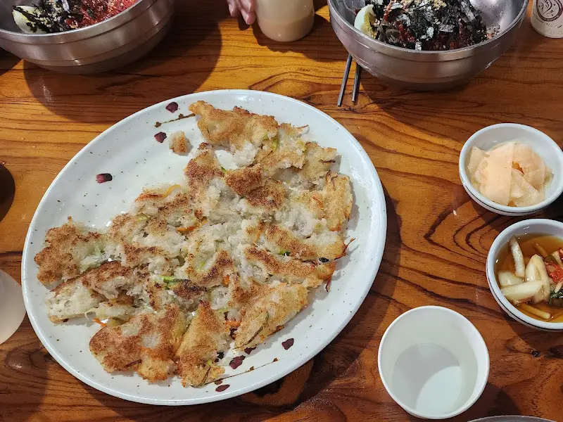 평강 막국수 감자전과 막국수