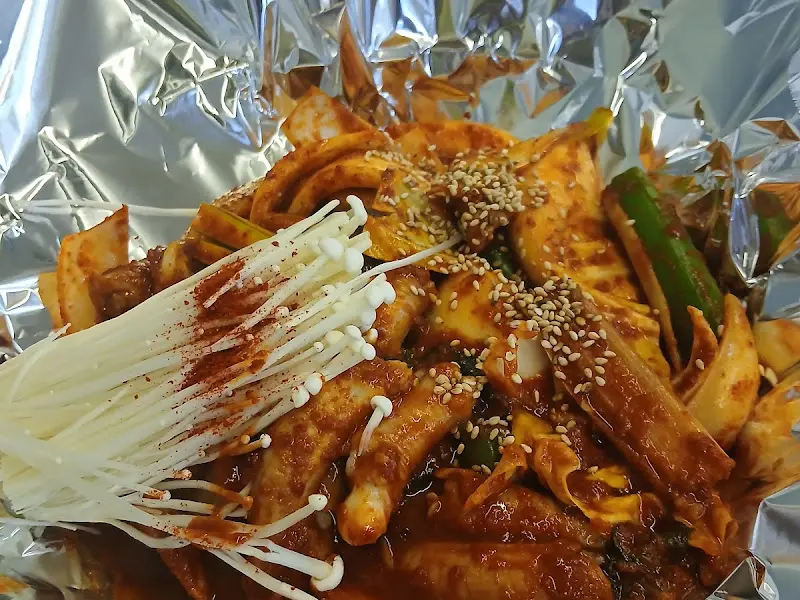 먹음직스러운 양념꼼장어