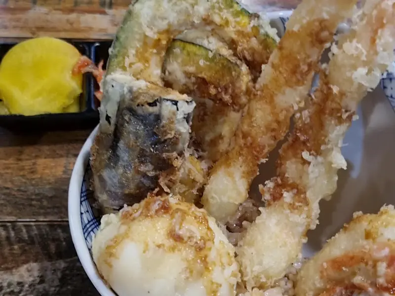 튀김옷이 예술인 텐동