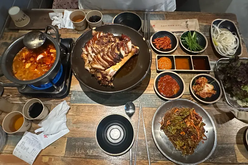 푸짐한 한 상 차림