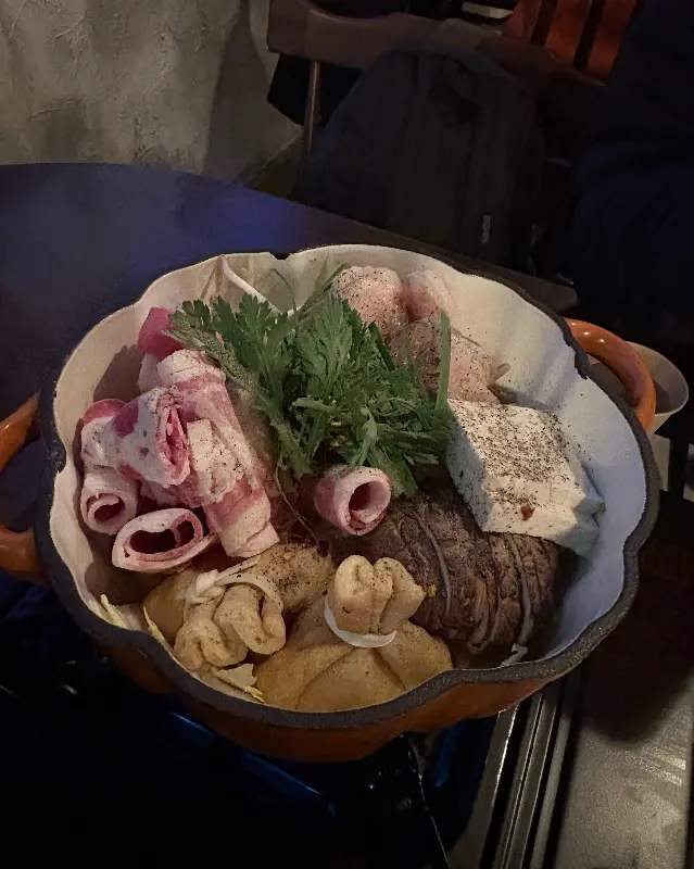 모재의 나베 메뉴