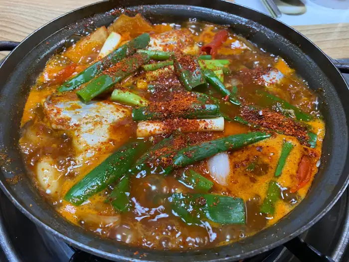 갈치조림의 클로즈업 사진