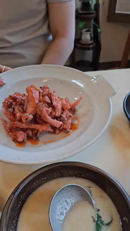 탕수육과 들깨탕