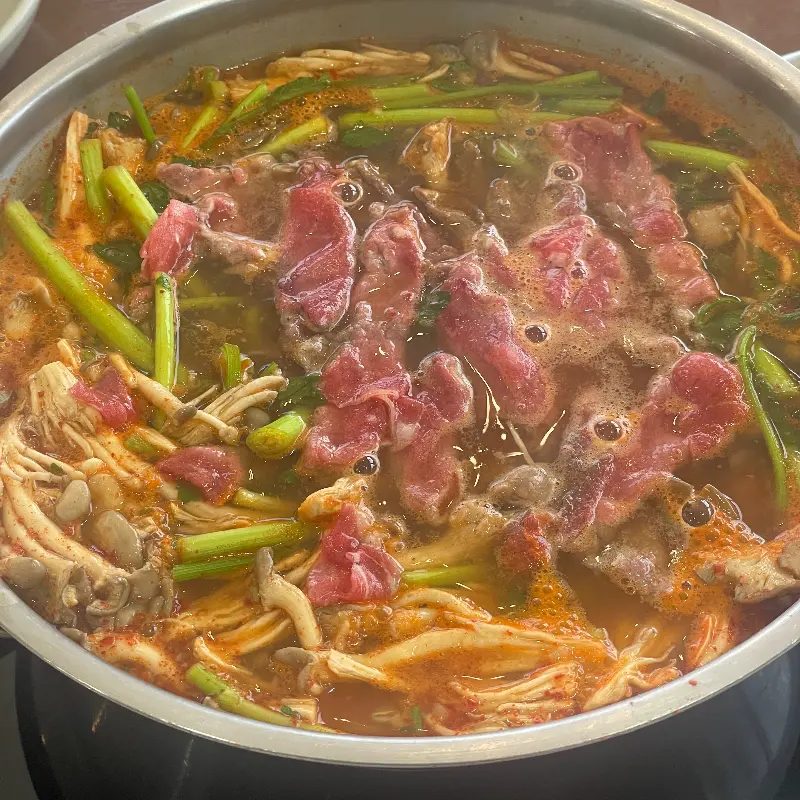 소고기 샤브샤브