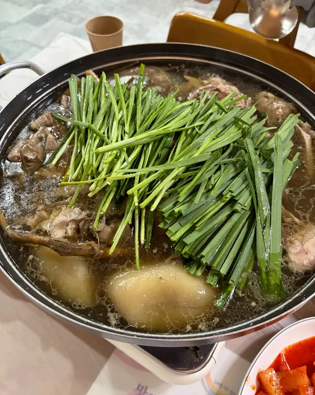 능이 오리 백숙