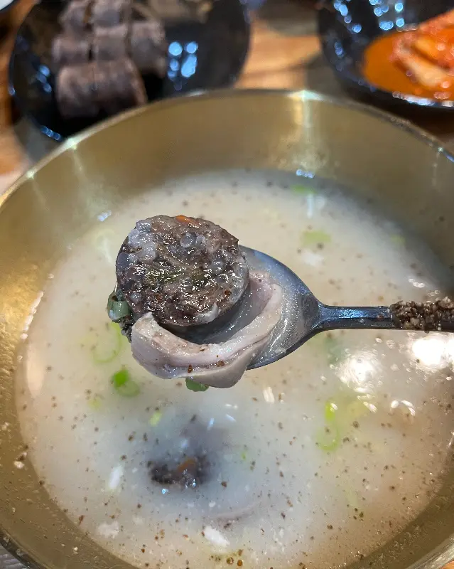 순대국 속 찹쌀순대