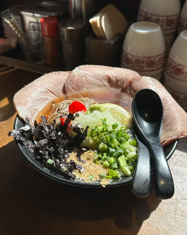 수비드 목살 냉소바