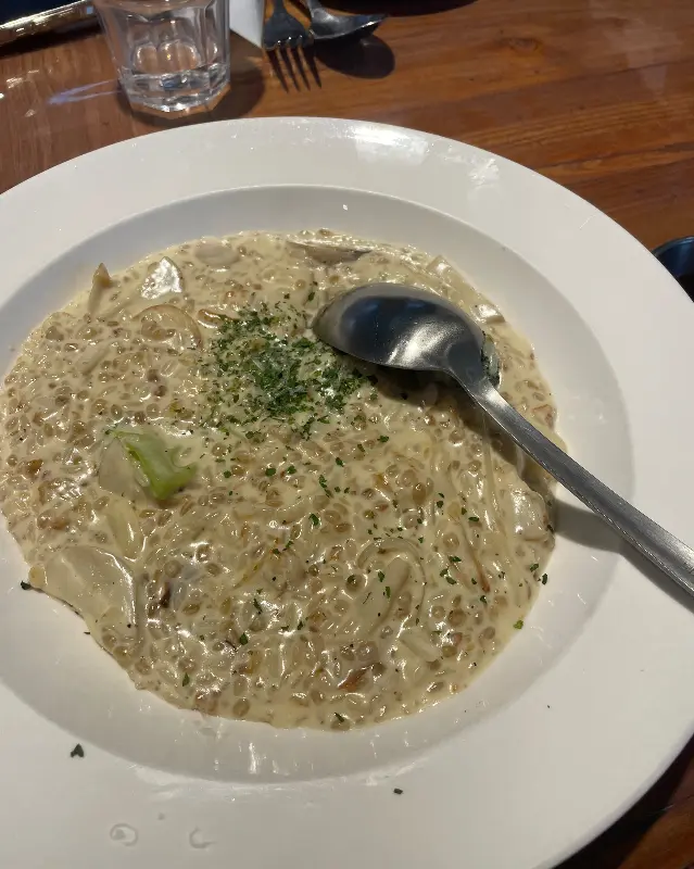 바질 크림 리조또