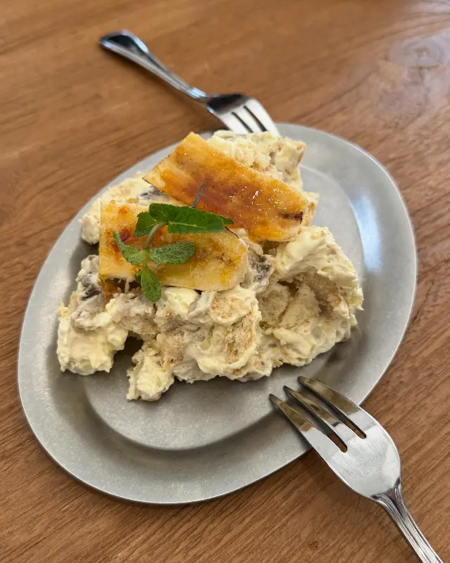 바나나 푸딩 디저트