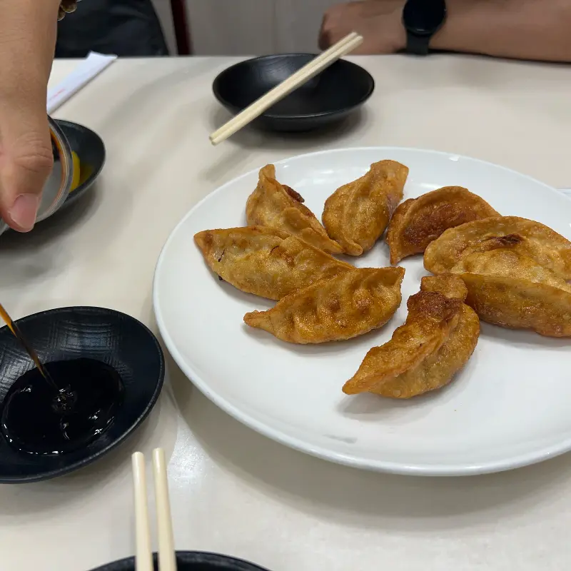 겉바속촉 군만두