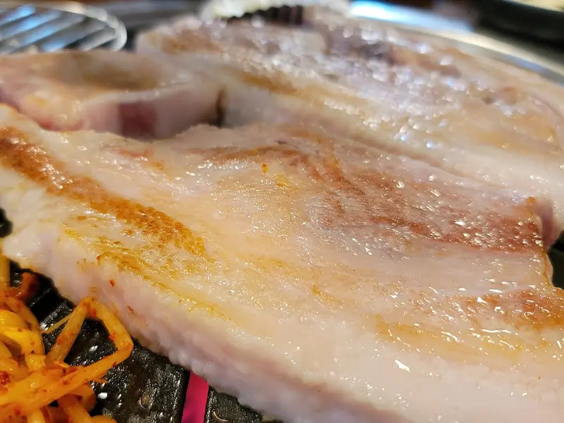 클로즈업 삼겹살