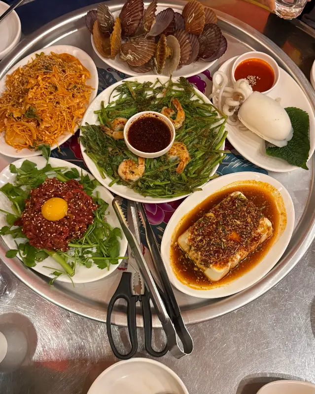 봄한상 메뉴 구성