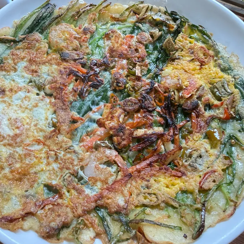 해물이 듬뿍 들어간 해물파전