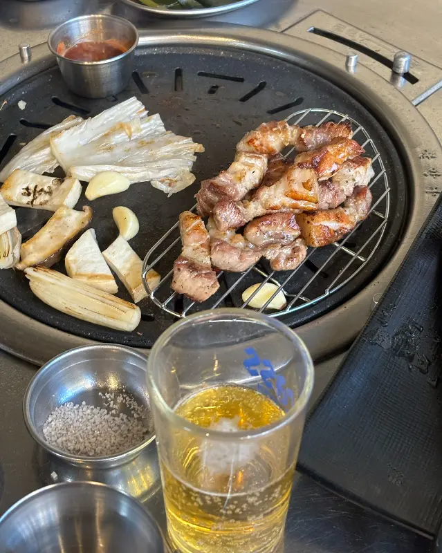 된장찌개와 술 한 잔