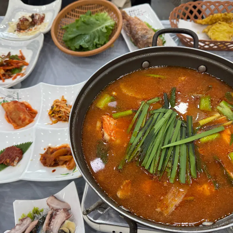 매운탕과 스끼다시