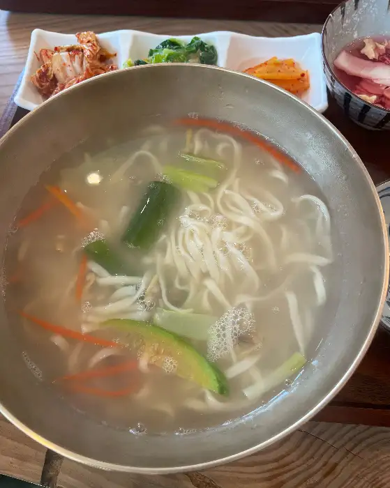 바지락칼국수 상세 모습