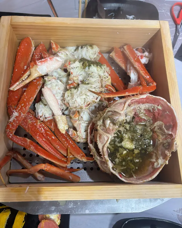 푸짐한 대게 한 상