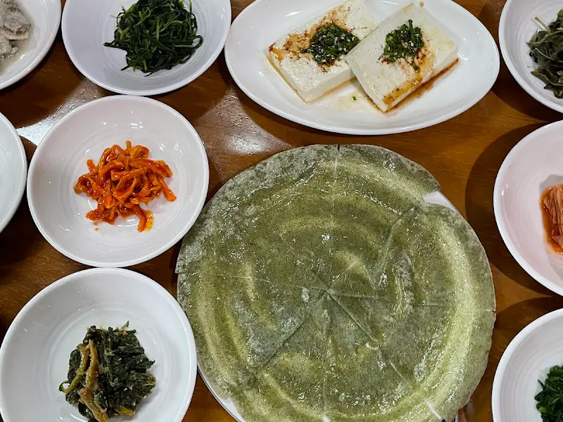 뽕잎밥상 한상차림