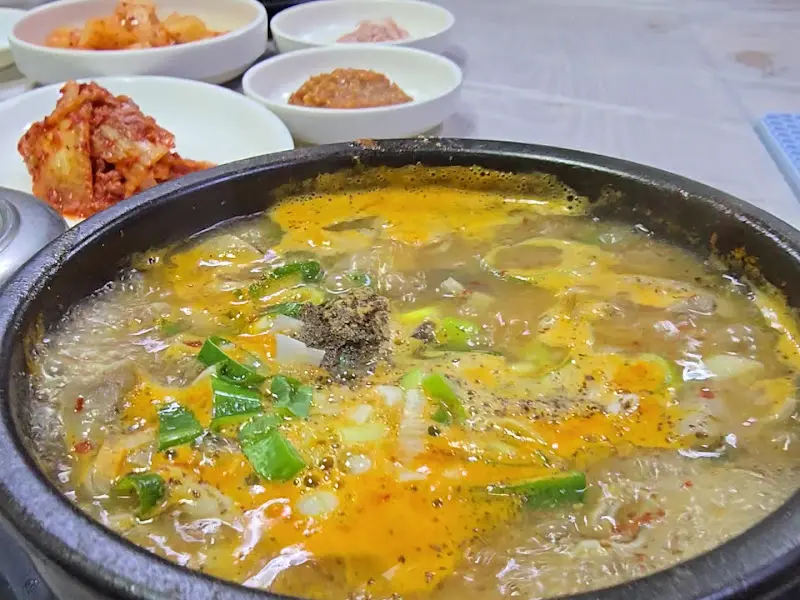 순대국밥 비주얼