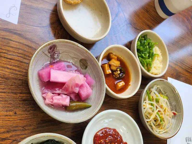 화순 시골추어탕 밑반찬 클로즈업