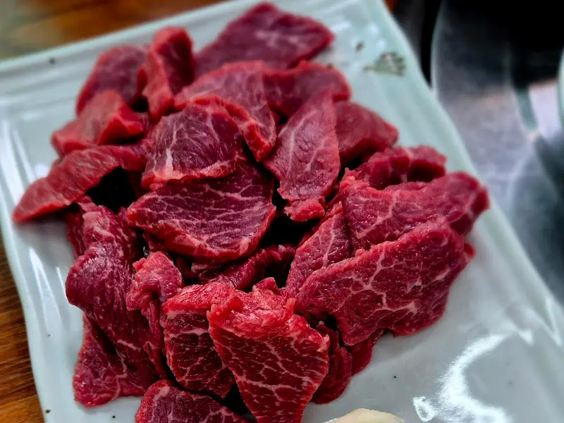 천우한우 육사시미