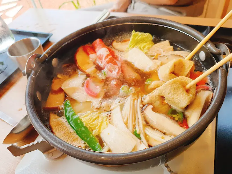 끓여진 샤브샤브