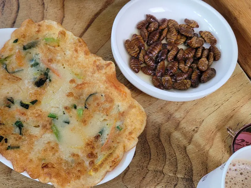 향긋한 야채전의 자태