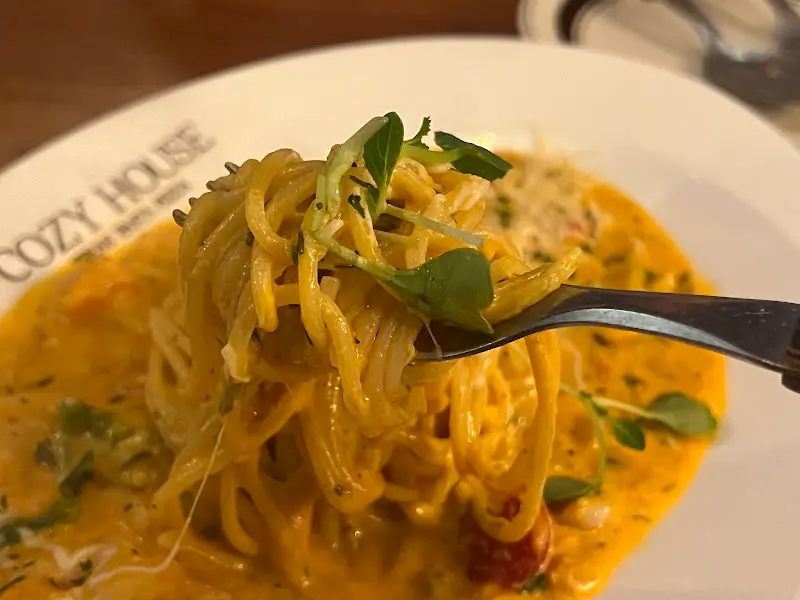 새우 로제 파스타의 아름다운 자태