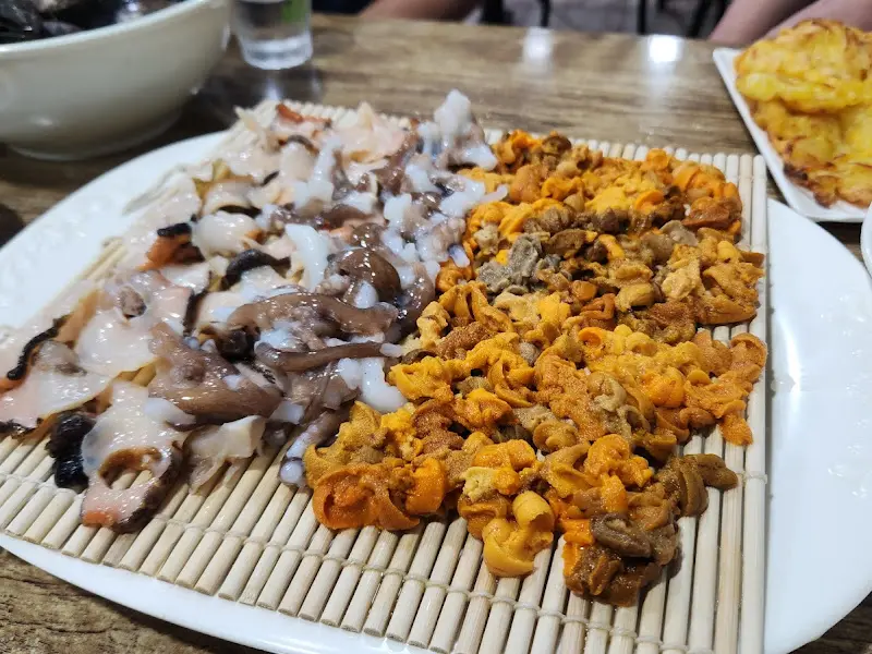 해산물 모듬 항공샷