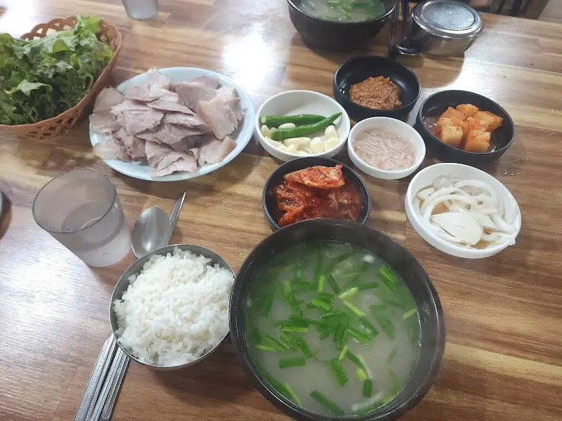 싱싱한 채소 쌈