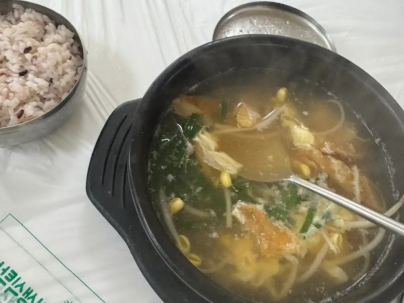 황태해장국의 모습